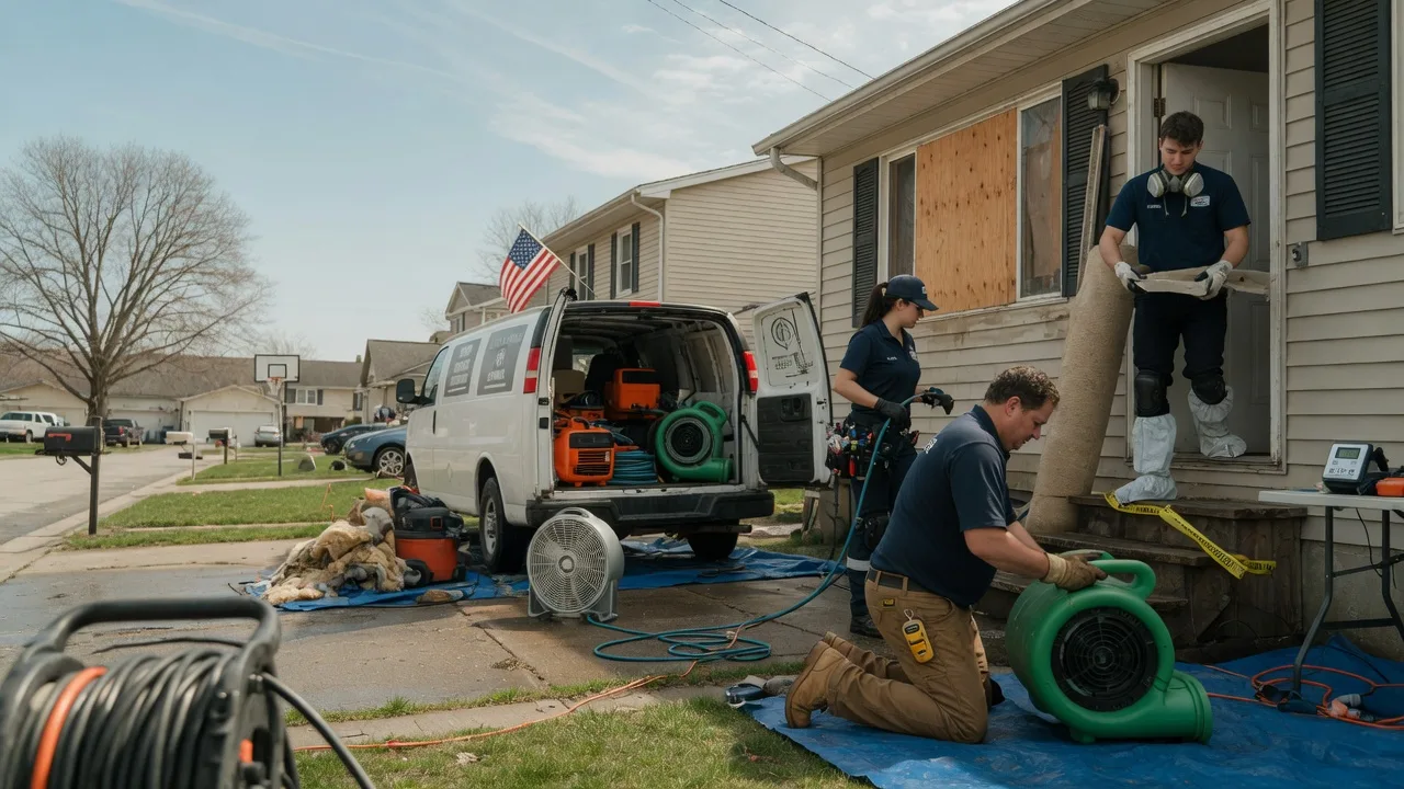 Water Damage Restoration in Sproul, PA near me